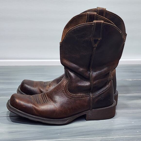 Ariat Rambler Western Performance Boots Square Toe 10015307 Size 9 D Wicker - Picture 3 of 13